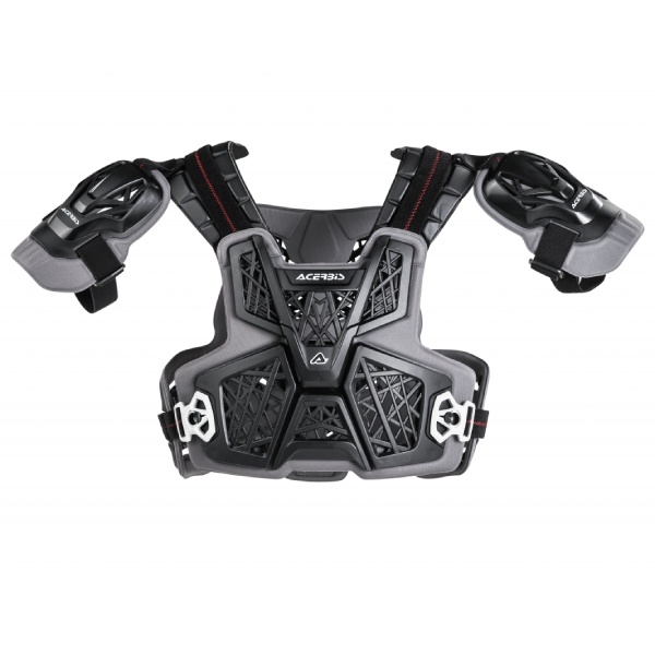 מגן גוף מאוורר אצ'רביס שחור/ אפור - ACERBIS GRAVITY BLACK GREY