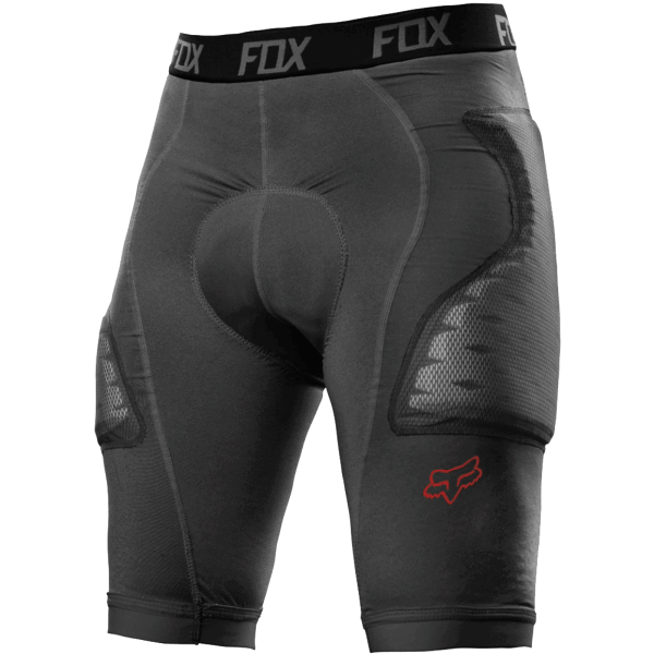 מכנס (טייץ) קצר ממוגן פוקס אפור - FOX TITAN RACE SHORT