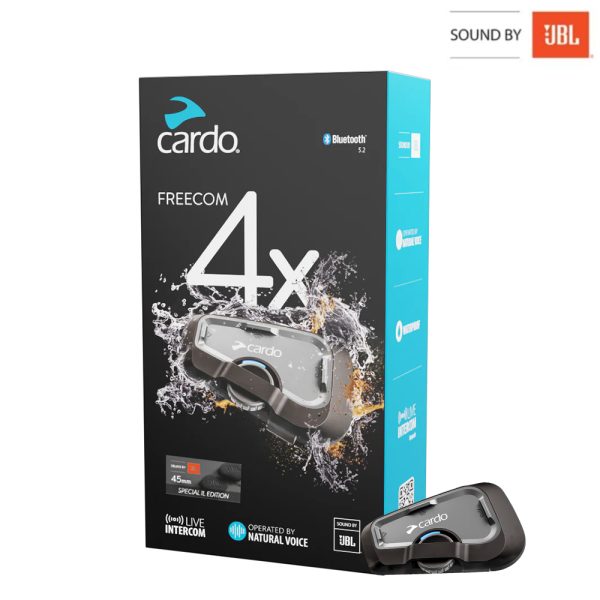 דיבורית בלוטוס לקסדה קארדו - CARDO FREECOM 4X SPECIAL IL EDITION