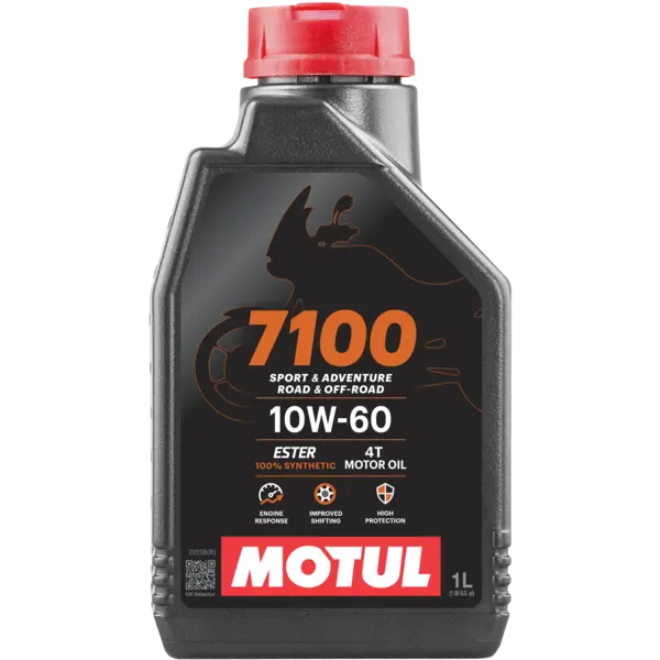 שמן מנוע מוטול למנועי 4 פעימות בנפח 1 ליטר - MOTUL 7100 4T 10W60