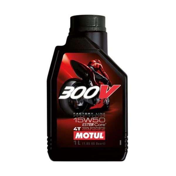 שמן מנוע מוטול למנועי 4 פעימות בנפח 1 ליטר - MOTUL 300V 4T 15W50