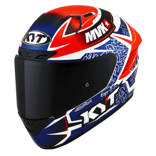 קסדה מלאה קיי ווי טי כתום/ כחול - KYT NX-RACE BALANCE ORANGE/ BLUE