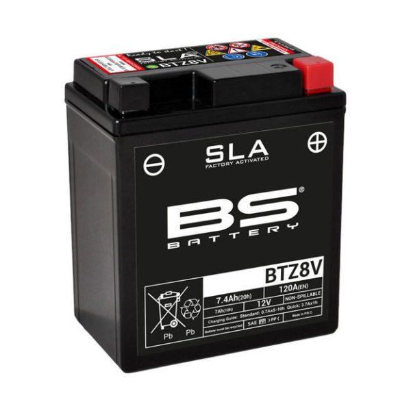 מצבר BS BATTERY - SLA BTZ8V (FA) (אחריות לשנה)