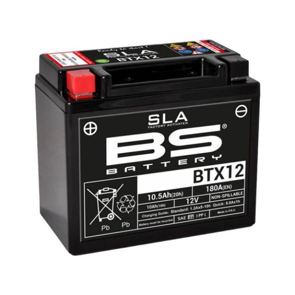 מצבר BS BATTERY - SLA BTX12 (FA) (אחריות לשנה)