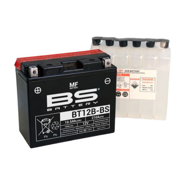 מצבר BS BATTERY - BT12B-BS (אחריות לשנה)