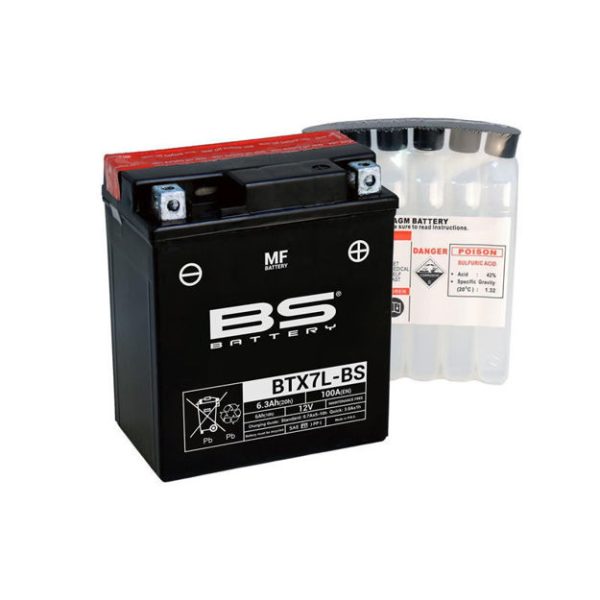 מצבר BS BATTERY - BTX7L-BS (אחריות לשנה)