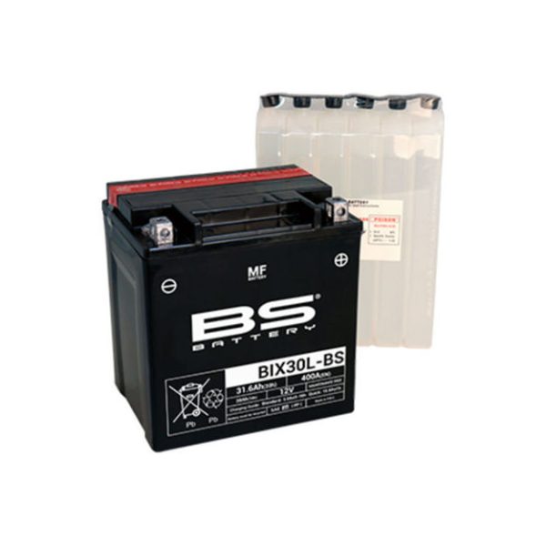 מצבר BS BATTERY - BIX30L-BS (אחריות לשנה)