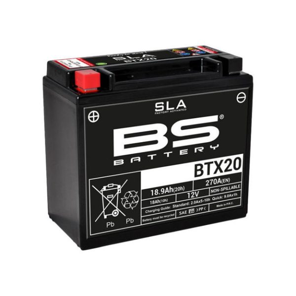 מצבר BS BATTERY - SLA BTX20 (FA) (אחריות לשנה)
