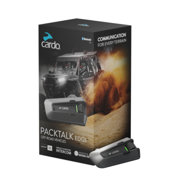 דיבורית בלוטוס לקסדת טרקטורון קארדו - CARDO PACKTALK EDGE OFF-ROAD VEHICLES