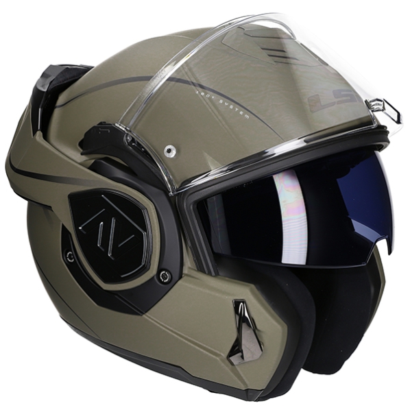 קסדה נפתחת אל אס 2 אדוונט ירוק מט - LS2 FF906 ADVANT SPECIAL SAND