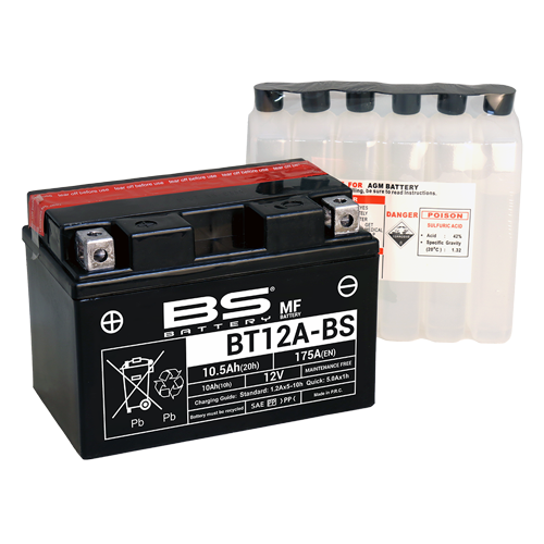 מצבר BS BATTERY - BT12A-BS (אחריות לשנה)