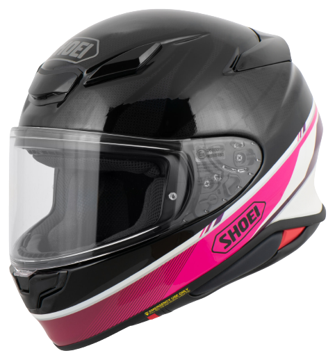 קסדה מלאה שואי אן אקס אר 2 שחור/ לבן/ ורוד - SHOEI NXR II NOCTURNE TC-7