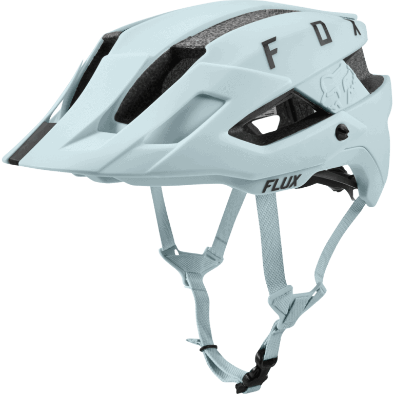 קסדת אופניים פוקס לבן - FOX FLUX HELMET SOLID ICE