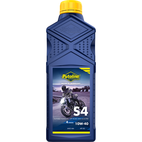 שמן מנוע מינרלי פוטוליין למנועי 4 פעימות 1 ליטר - PUTOLINE S4 4T 10W40