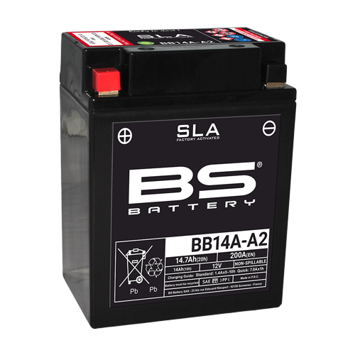 מצבר BS BATTERY - SLA BB14A-A2 (FA) (אחריות לשנה)