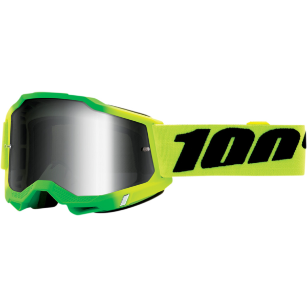 משקפי אבק 100% ירוק/ צהוב עדשת מראה – ACCURI 2 GREEN MIRROR LENS GOGGLE
