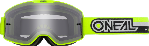 משקף אבק אוניל - ONEAL B-20 GOGGLE PROXY צהוב/ שחור/ אפור - עדשה שקופה