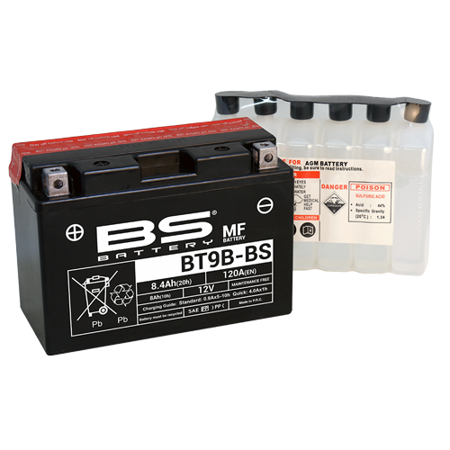 מצבר BS BATTERY - BT9B-BS (אחריות לשנה)