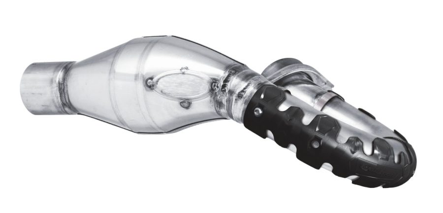 מגן סעפת פוליספורט לאגזוז 4 פעימות קצר - POLISPORT ARMADILLO שחור