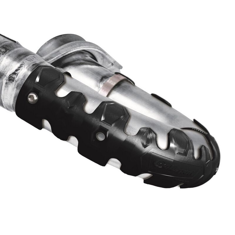 מגן סעפת פוליספורט אפור לאגזוז 4 פעימות ארוך - POLISPORT ARMADILLO שחור