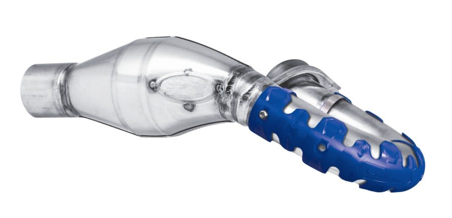 מגן סעפת פוליספורט לאגזוז 4 פעימות קצר - POLISPORT ARMADILLO כחול