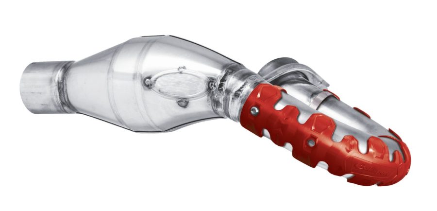 מגן סעפת פוליספורט לאגזוז 4 פעימות קצר - POLISPORT ARMADILLO אדום