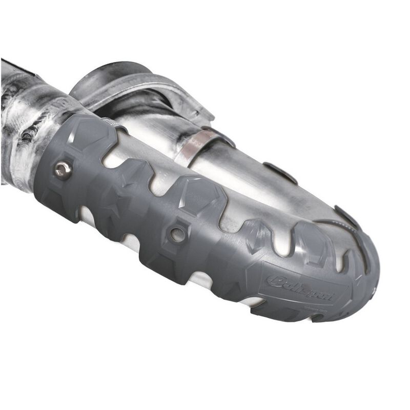 מגן סעפת פוליספורט אפור לאגזוז 4 פעימות ארוך - POLISPORT ARMADILLO אפור