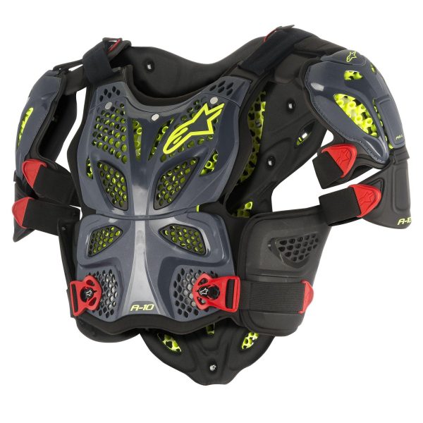 מגן גוף (צבי צב) אלפינסטארס אפור - AlPINESTARS A-10 FULL CHEST PROTECTOR