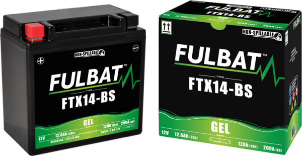 מצבר (FULBUT - FTX14-BS (GEL (אחריות לשנה)