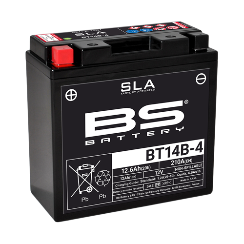 מצבר BS BATTERY - SLA BT14B-4 (אחריות לשנה)