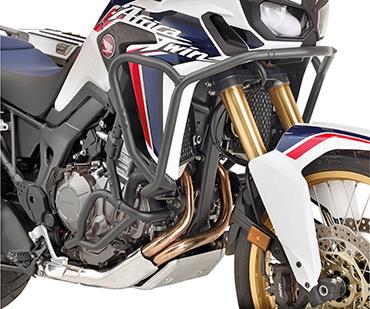 מגן מנוע עליון להונדה ג'י וי שחור - GIVI HONDA AFRICA TWIN TUBULAR ENGINE GUARD