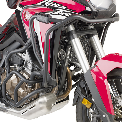 מגן מנוע עליון להונדה ג'י וי שחור - GIVI HONDA AFRICA TWIN 2020-2021 TUBULAR ENGINE GUARD