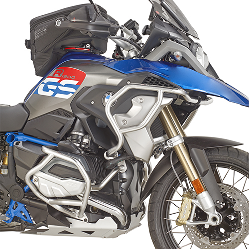 מגן מנוע לבמוו ג'י וי כסוף - GIVI BMW GS R1200 2013-2018 ENGINE GUARD