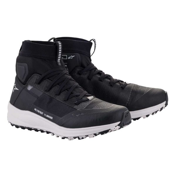 נעלי רכיבה אלפינסטארס שחור/ לבן - ALPINESTARS SPEEDFORCE