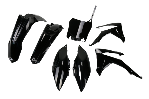 סט פלסטיקה קומפלט מבית UFO עבור הונדה COMPLETE BUDY KIT HONDA CRF 250R/450R 2014-2017 צביעה שחור