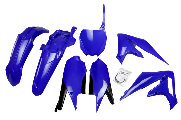 סט פלסטיקה קומפלט מבית UFO עבור ימאהה צביעה מקורית כחול/שחור COMPLETE BUDY KIT YAMAHA YZF 250/450 2018-2021