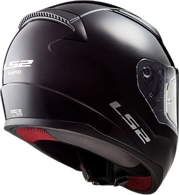 קסדה מלאה אל אס 2 שחור מבריק - LS2 FF353 RAPID