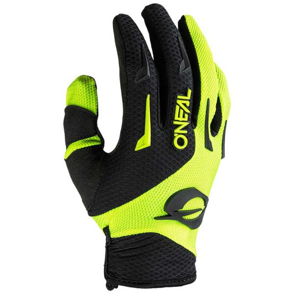 כפפות רכיבה אוניל - ONEASL HELMENT GLOVES שחור/ צהוב