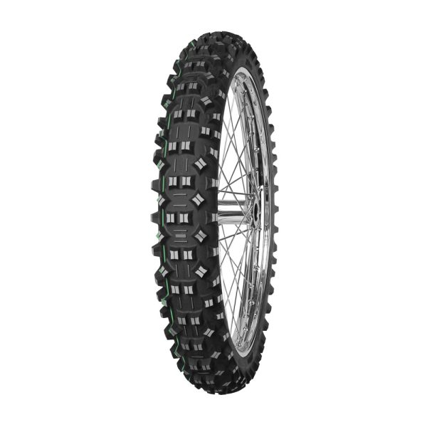 צמיג קדמי מיטאס פס ירוק - MITAS TERRA FORCE-FE SUPER LIHGT 90/90-21