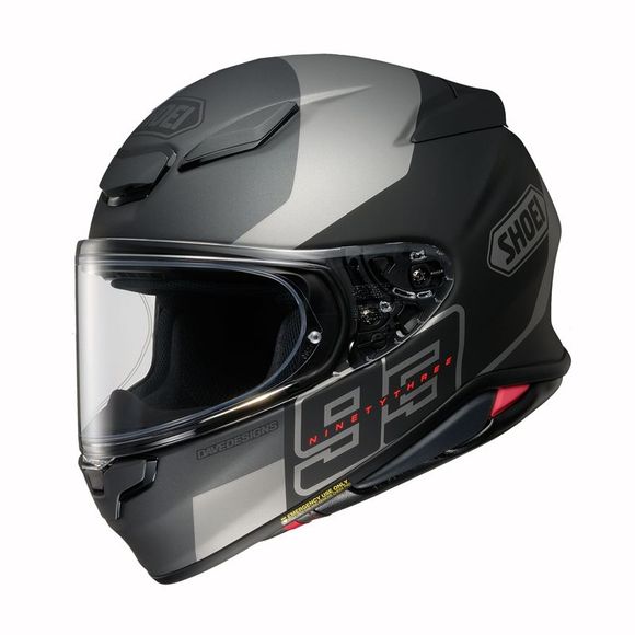 קסדה מלאה שואי אן אקס אר 2 שחור/ אפור - SHOEI NXR II MM93 COLLECTION RUSH TC-5