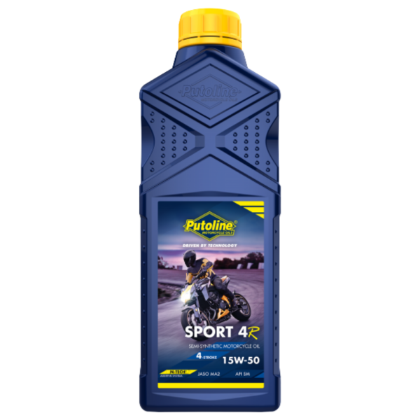 שמן מנוע פוטוליין למנועי 4 פעימות ספורט בנפח 1 ליטר - PUTOLINE SPORT 4R 4T 15W50