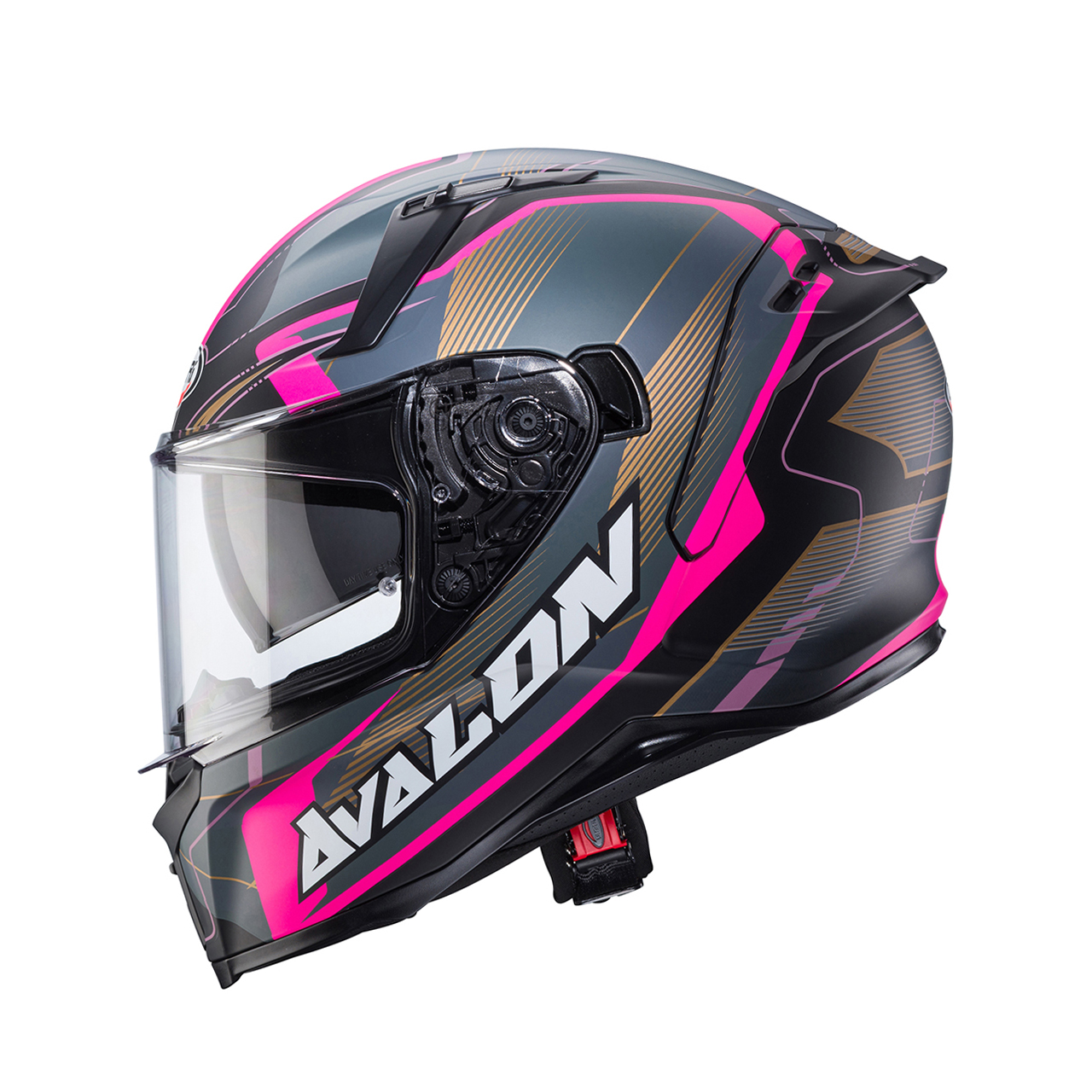 Avalon-X-Optic-Matt-Black-Grey-Fuchsia-profile