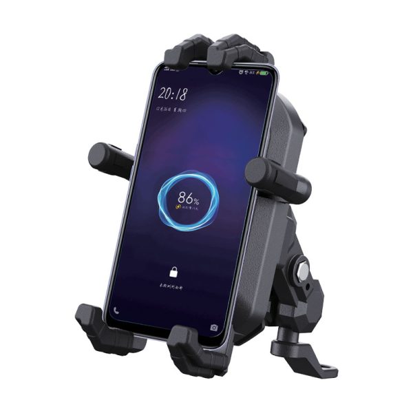 מעמד טלפון אוניברסלי עם משטח טעינה אלחוטי מהיר - GADGIT POWER GRIP