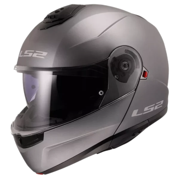 קסדה נפתחת אל אס 2 סטרוב 2 טיטניום מט - LS2 FF908 STROBE II MATT TITANIUM