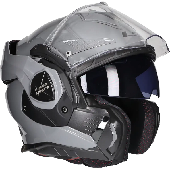 קסדה נפתחת אל אס 2 אדוונט איקס אפור בטון - LS2 FF901 ADVANT X SOLID NARDO GREY