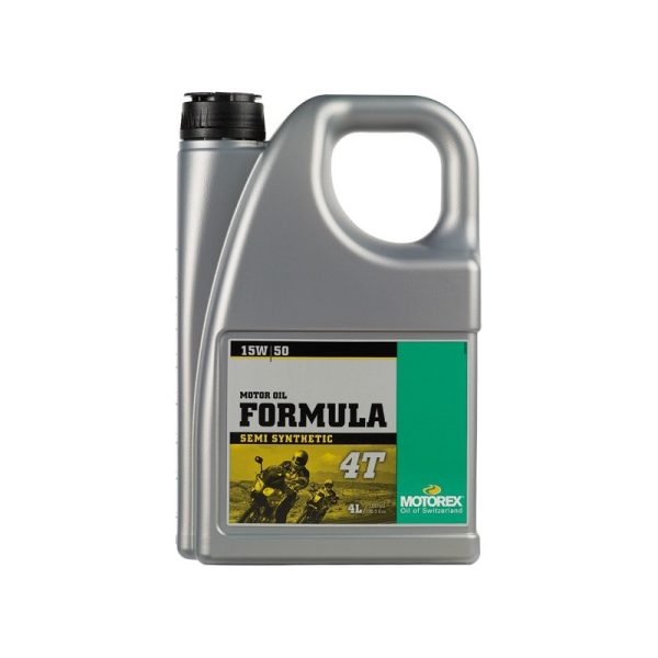 שמן מנוע מוטורקס למנועי 4 פעימות בנפח 4 ליטר - MOTOREX FORMULA 4T 15W50‏