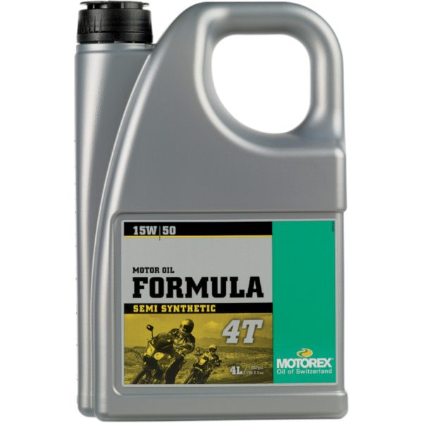 שמן מנוע מוטורקס למנועי 4 פעימות בנפח 4 ליטר – MOTOREX FORMULA 4T 15W50