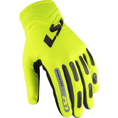 כפפות רכיבה קיץ אל אס 2 צהוב / אפור - LS2 BEND MAN GLOVES HIV YELLOW GREY