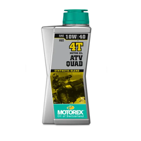 שמן מנוע מוטורקס לטרקטרונים למנועי 4 פעימות בנפח 1 ליטר - MOTOREX ATV QUAD 4T 10W40 ‏