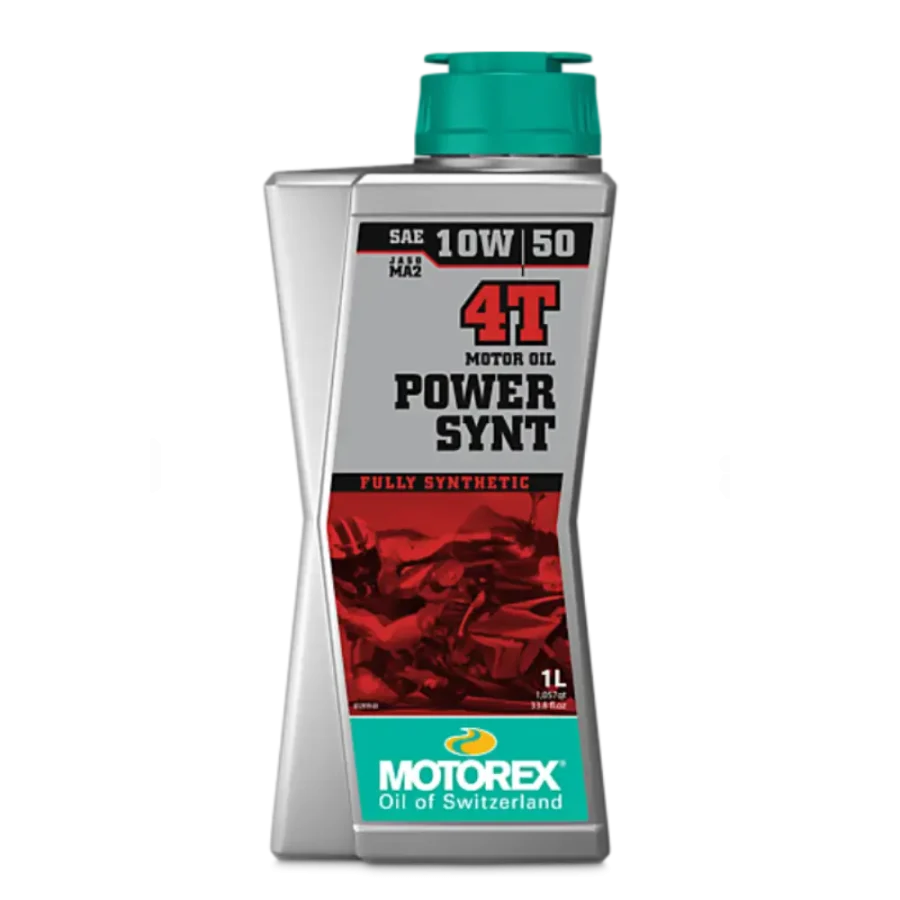 שמן מנוע 4 פעימות סינטטי מלא MOTOREX POWER SYNT 10W50 ליטר